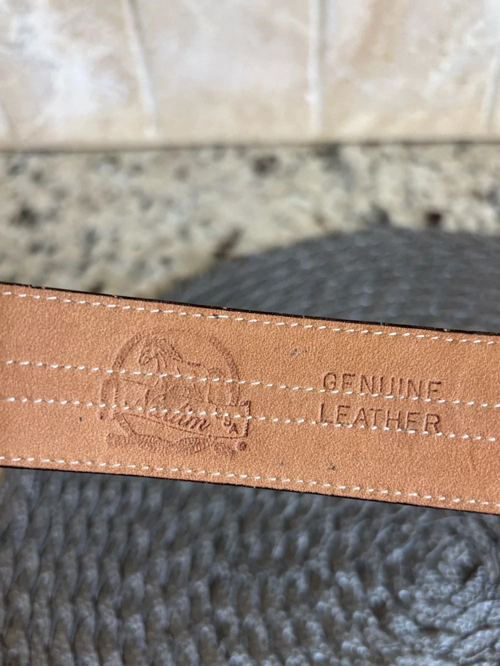 Nadim Women’s or Men’s Leather Brown Cognac Belt